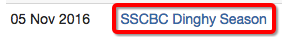SSCBC Dinghy Season